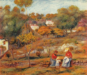 Landscape in Cagnes