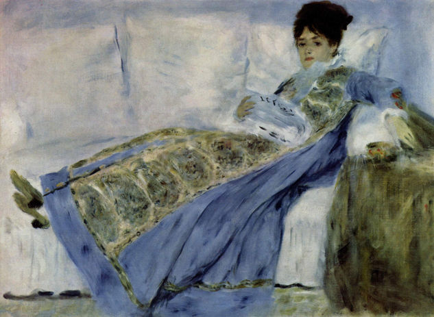 Madame Monet en el diván 