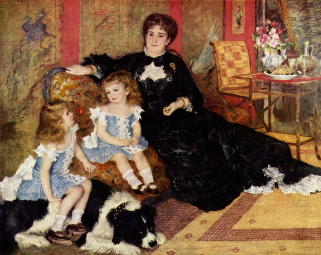 Portrait of Mrs. Charpentier and Her Children 