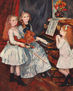 Portrait of the Daughters of Catulle-Mendès at the Piano