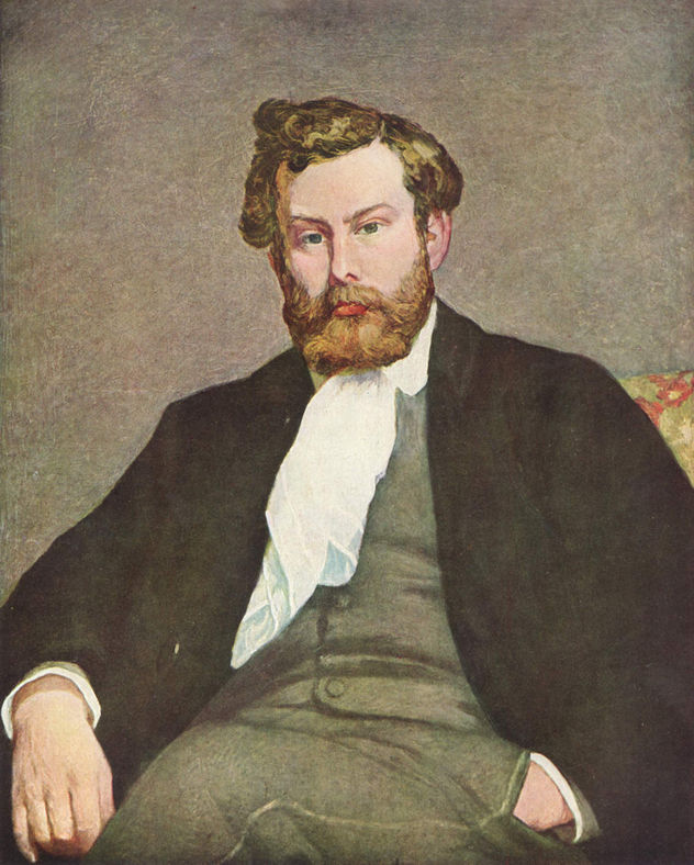 Porträt des Malers Alfred Sisley