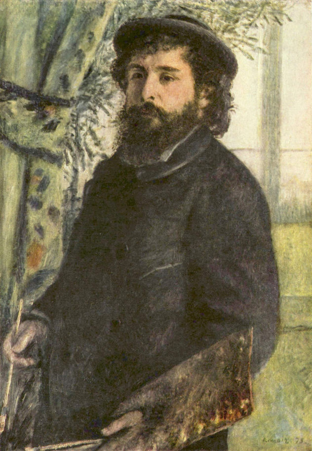 Porträt des Malers Claude Monet