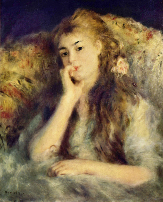 Retrato de una niña (En pensamientos)