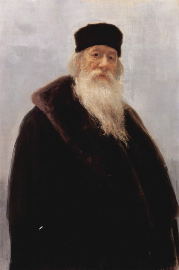 Retrato de Wladimir Vasilievich Stassov, historiador del arte ruso y crítico de música. 