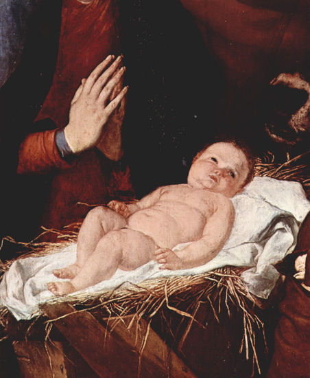 Adoration of the Shepherds, detail 