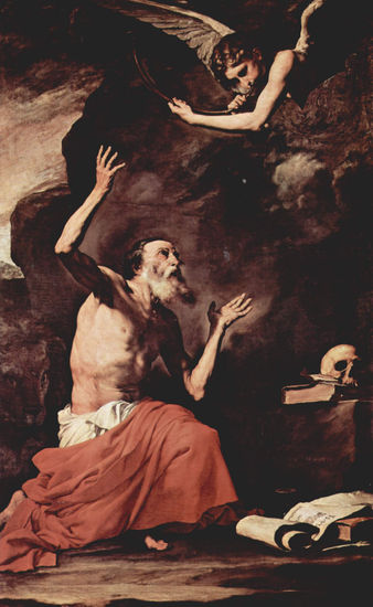 Saint Jerome and the Archangel of the Last Judgment, Miguel 