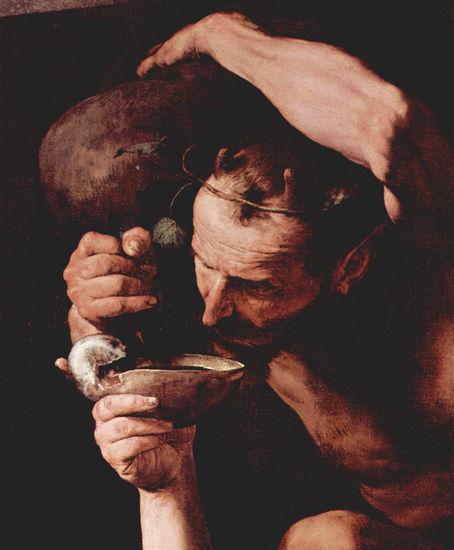 The Drunken Silenus, Detail 