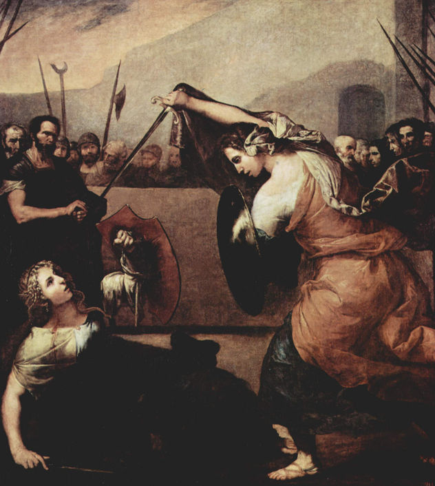 Duel of Two Ladies