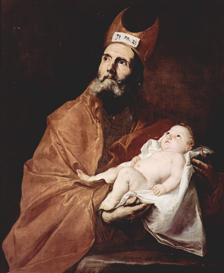 Hl. Simeón con el Niño Jesús 