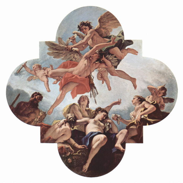 Dekoration des Palazzo Marucelli-Fenzi in Florenz, Dritte Stanza, Szene