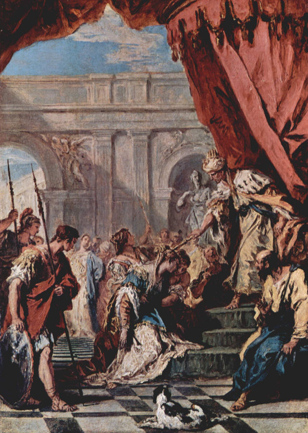 Esther before the Persian King Ahasuerus