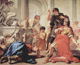 Lucio Junio Bruto besa el suelo ("Madre Tierra")