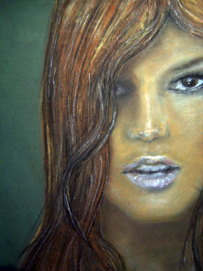 face II Pastel Card Portrait