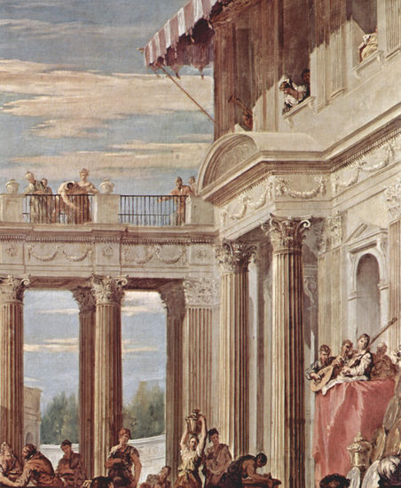 Wedding at Cana, detail 