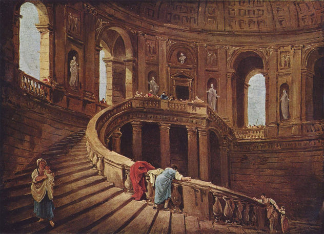 Spiral Staircase in the Castle of Caprarola