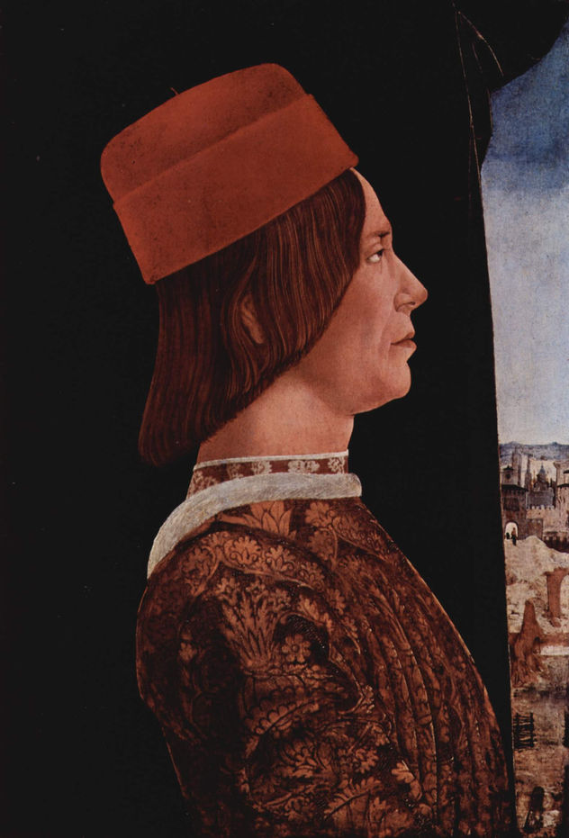 Bentivoglio-Diptych, left wing, scene