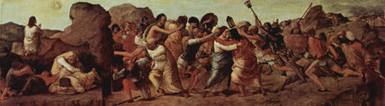 Predella panel with...