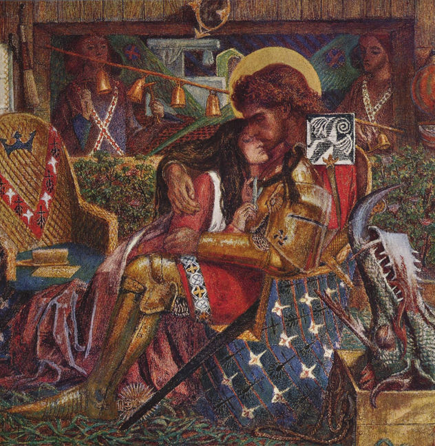 La boda de San Jorge con la princesa Sabra