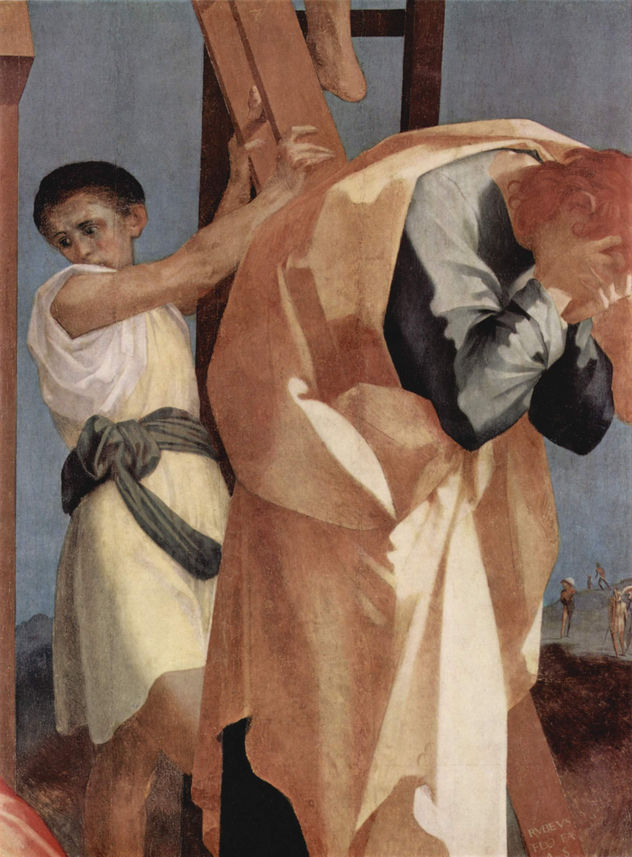 Kreuzabnahme, Detail