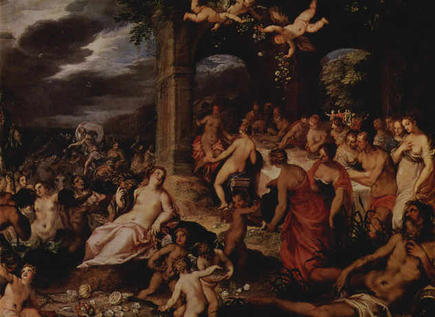 El banquete de los dioses (Boda de Peleo y Tetis)