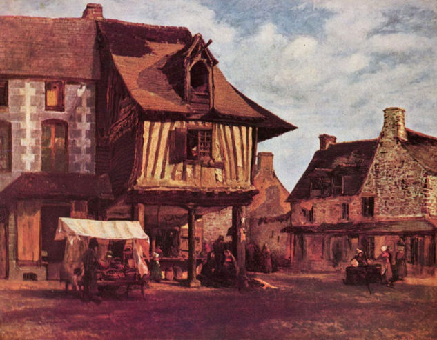 Market in Normandy 