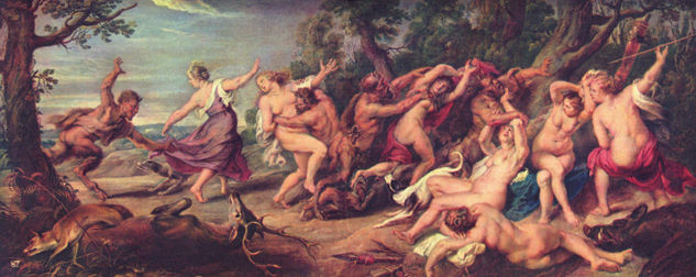 Diana and the Nymphs, Surprised by Fauns 