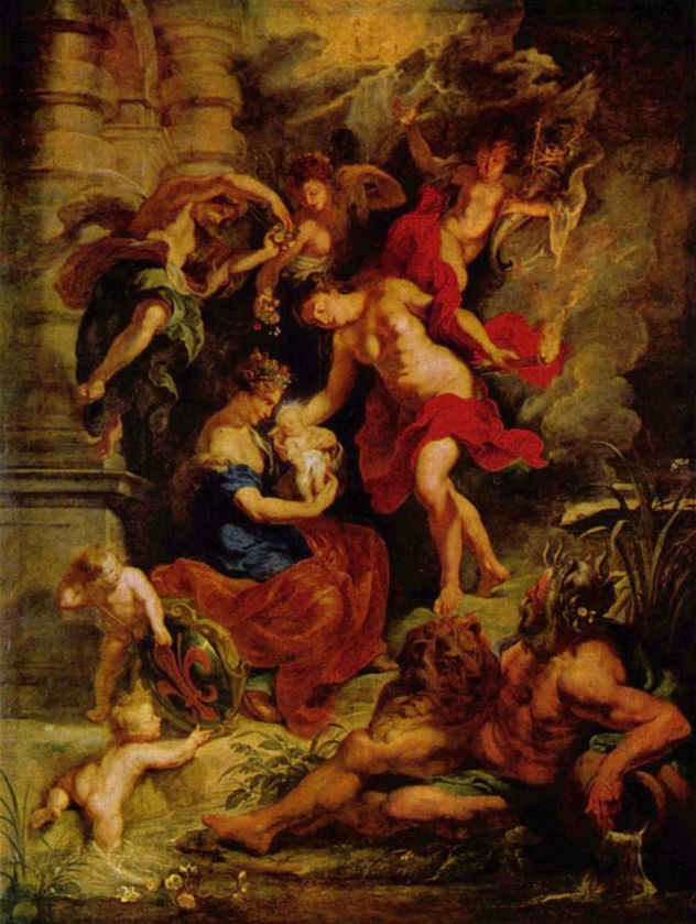 Ciclo de pinturas para María de' Medici, reina de Francia, escena