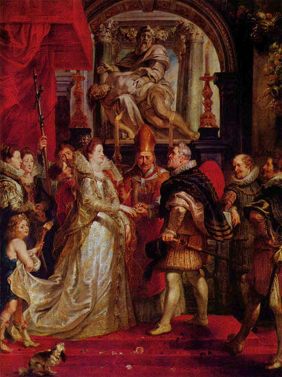 Ciclo de pinturas para María de' Medici, reina de Francia, escena 