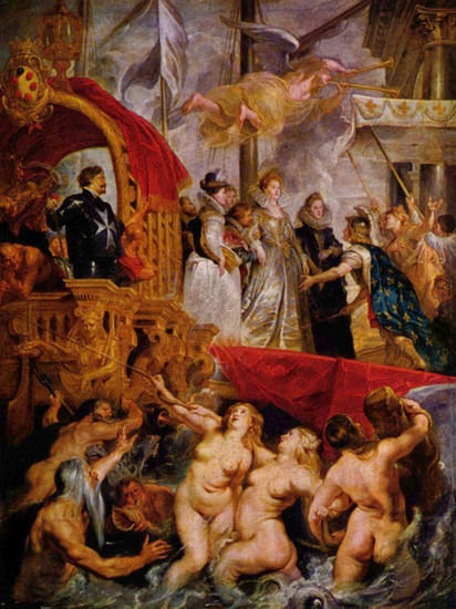 Ciclo de pinturas para María de' Medici, reina de Francia, escena 