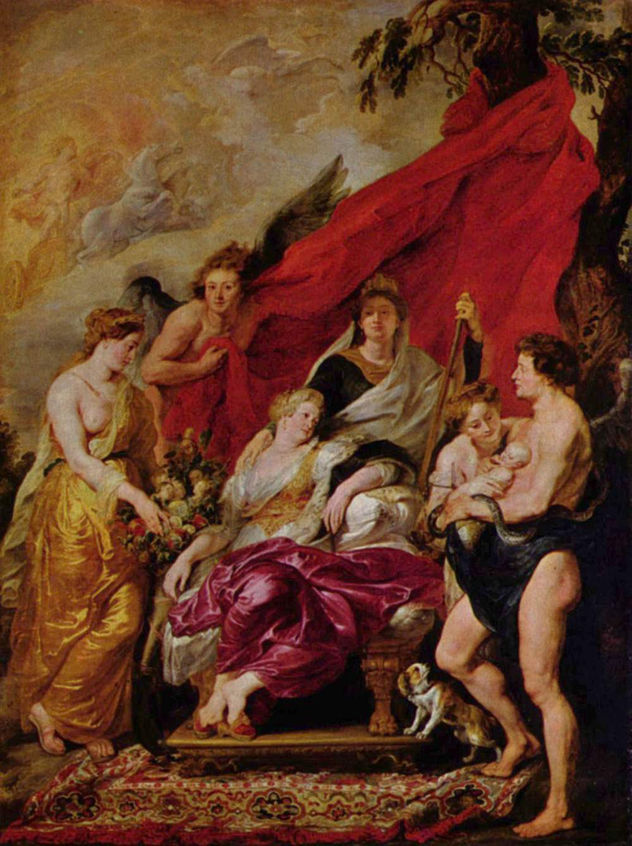 Ciclo de pinturas para María de' Medici, reina de Francia, escena