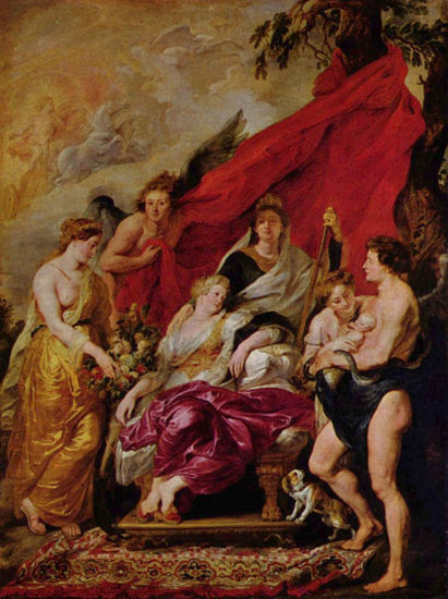 Ciclo de pinturas para María de' Medici, reina de Francia, escena 