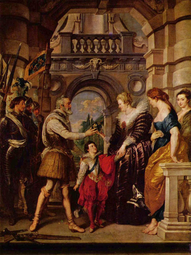 Ciclo de pinturas para María de' Medici, reina de Francia, escena