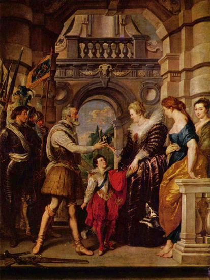 Ciclo de pinturas para María de' Medici, reina de Francia, escena 