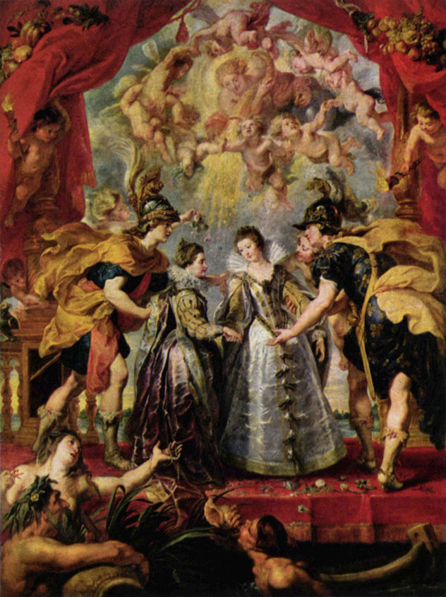Ciclo de pinturas para María de' Medici, reina de Francia, escena