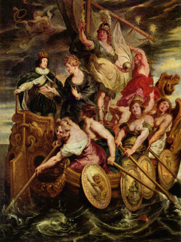 Ciclo de pinturas para María de' Medici, reina de Francia, escena