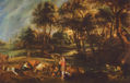 Landscape with Cows and Duck Hunters