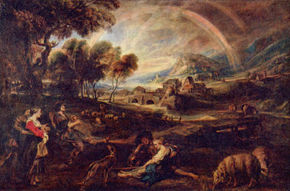 Landscape with Rainbow