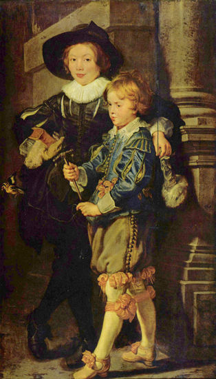 Retrato de Albert y Nicolas, hijos del artista 