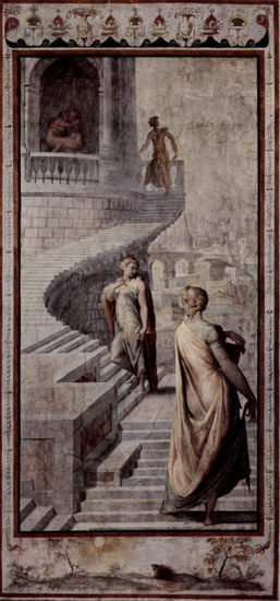 Bathsheba Approaching David. 