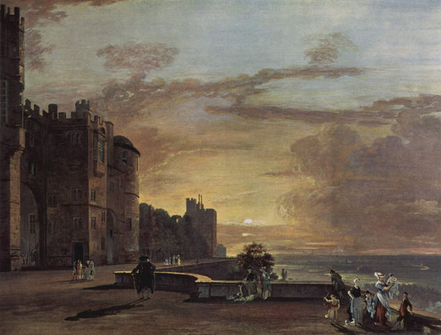 Windsor Castle, view from the northeast terrace 