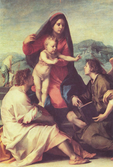 Madonna with Saints and an Angel 