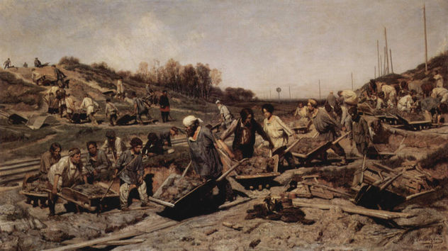 Reparaciones en el ferrocarril
