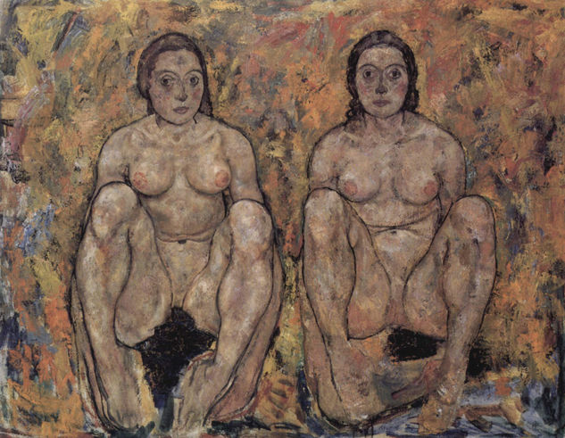 Hunched Women Pair 