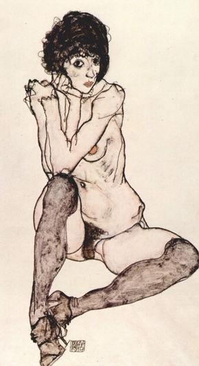 Seated Female Nude