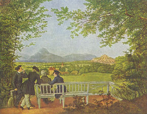 A vista de Salzburgo