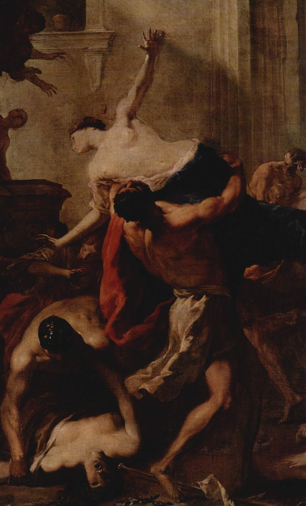 Raub der Sabinerinnen, Detail