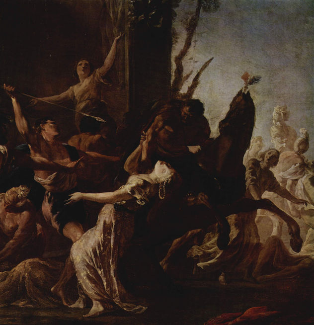 Raub der Sabinerinnen, Detail