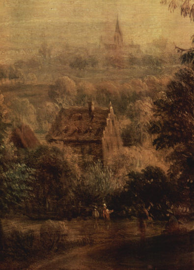 Mountainous Landscape, Detail 