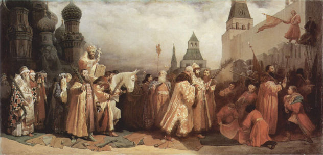 Palm Sunday in Moscow during the time of Tsar Alexei Mikhailovich