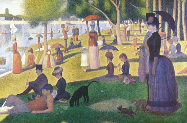 Una tarde de domingo en la isla de La Grande Jatte 